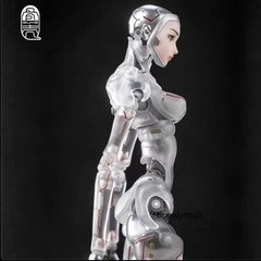 AI Agent Female C1 Transparent Version 1/12 Figure Articulated Collectible Model
