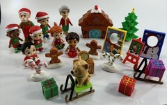 Cocomelon Christmas Advent Family Play Set Figures Holiday Play 24 Pc Complete