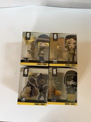 Rainbow Six Siege Extreme Play Figure Collection Series 1 Lot Of 4 New Sealed