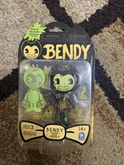 New – BENDY SERIES 3 – DARK REVIVAL – INK MACHINE 5″ Action Figure GLOW-IN-DARK