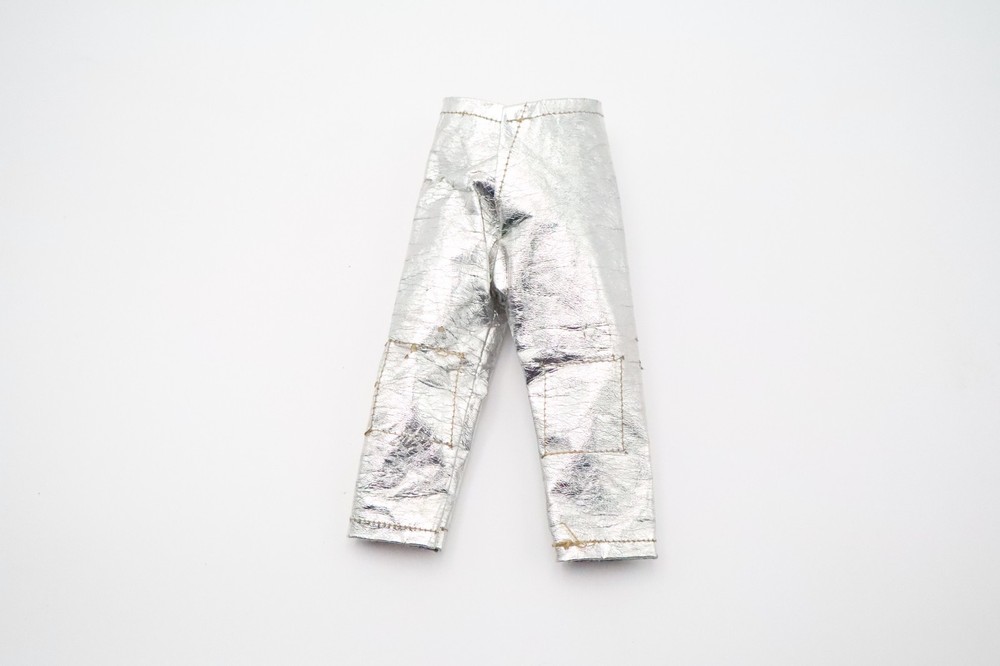 Vintage 1960s G.I. Joe Astronaut Silver Space Suit Pants Foil Uniform Piece