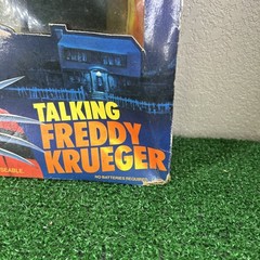 Vintage 1989 Freddy Krueger Talking Doll Pull Cord Tested SFX Work Matchbox NRFB