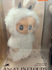 THE MONSTERS Angel in Clouds Vinyl Plush Pendant Figure White Rabbit