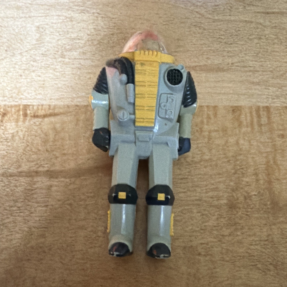 Gray, Yellow & Black Astronaut Space Suit Action Figure – Plastic Toy Figure