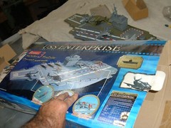 Vintage 1998 Redbox Toys 30″ US Military Aircraft Carrier USS Enterprise #69016