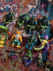 Lot 1988 Teenage Mutant Ninja Turtles TMNT Raphael SOFT HEAD Slash Cheapskate