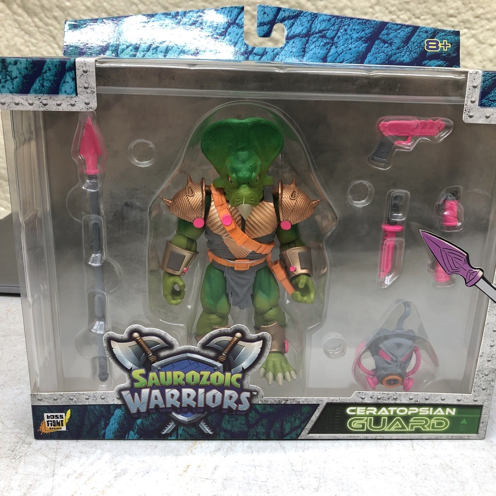 Saurozoic Warriors Ceratopsian Guard 1:12 Scale Action Figure Boss Fight Studio