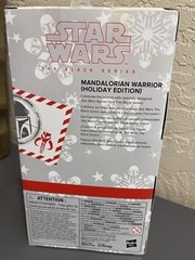 2022 Star Wars The Black Series MANDALORIAN WARRIOR Holiday Edition 6″ NEW