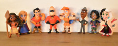 Disney 100 Years of Relentless Pursuit, 8-piece Figure Set hercules Anna