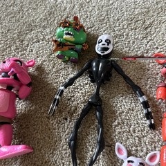 FNAF Funko Action Figure Lot For Parts Marionette Foxy Pigpatch Orville Mixed