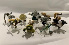 2008 Dreamworks Kung Fu Panda Collectible 2” Mini Figures Lot of 10