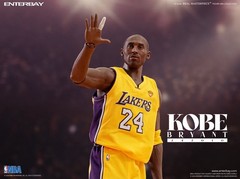 Enterbay NBA Los Angeles Lakers Kobe Bryant 24 2010 Real Masterpiece US Stock!!