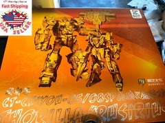 NEW COMPLETE GOLD Predaking Cang-Toys CT-Chiyou COMBINATION TRANSFORMER 01-08
