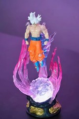 Dragon Ball Ultra Instinct Goku 24cm PVC Figure Emit Light Statue Collectible