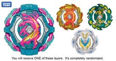 TAKARA TOMY Beyblade Burst Rise GT RANDOM Layer Vol 2 Poison Hydra B-147 (1pcs)