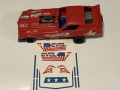 1976 Ideal Evel Knievel Funny Car Firebird Red Dragster w/ decals