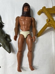 Vintage Mattel Big Jim Crocodile Bamboo Launcher Parts Lot 1974 ZORAK