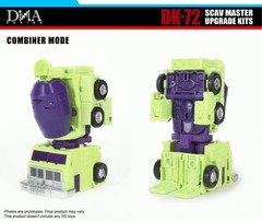 For SS86 Devastator Scavenger Mixmaster WITH BONUS DNA DK-72 Upgrade Kit