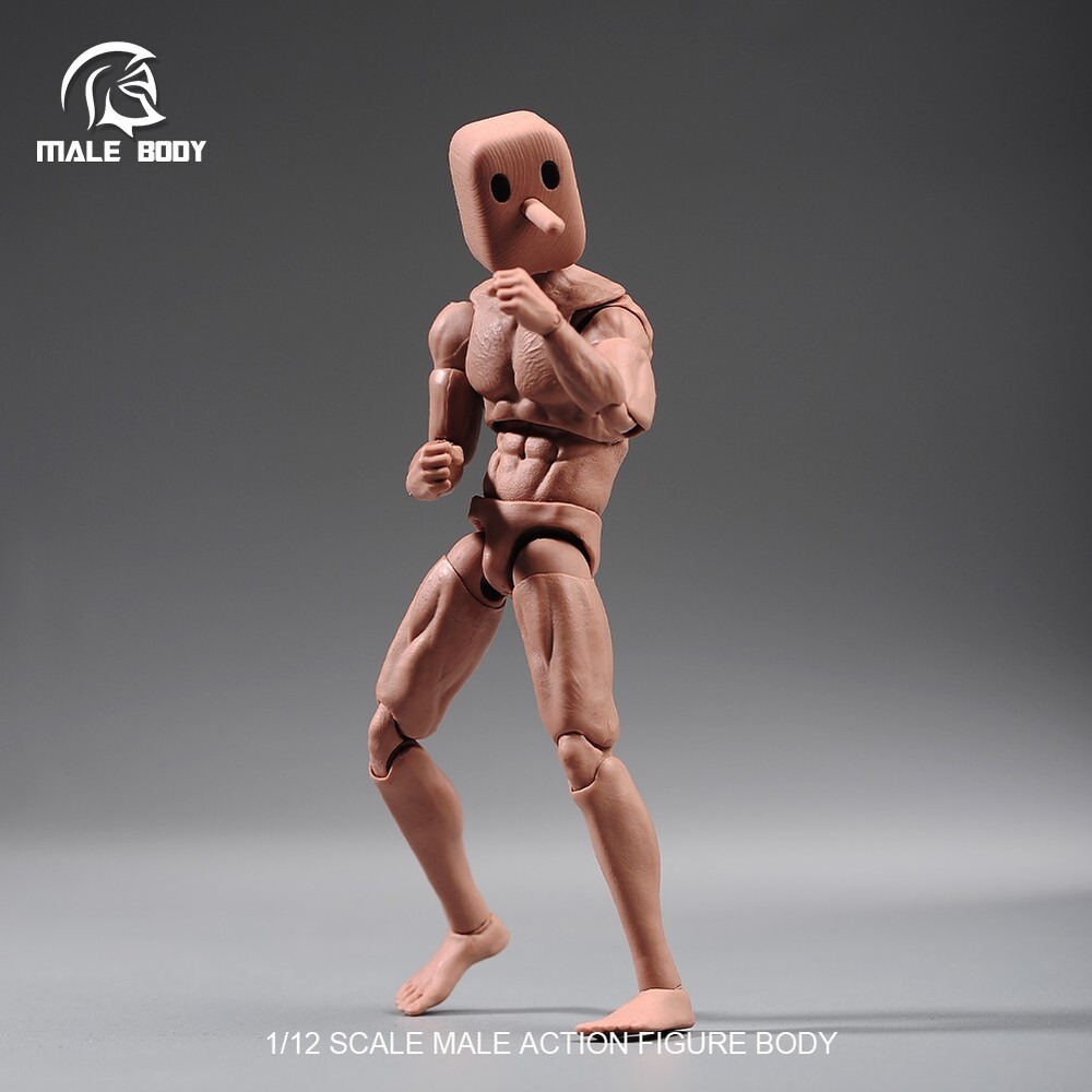 USA NOTAMAN NT-01 1/12 Male Wide Shoulder Strong Soldier Body 6” Action Figure
