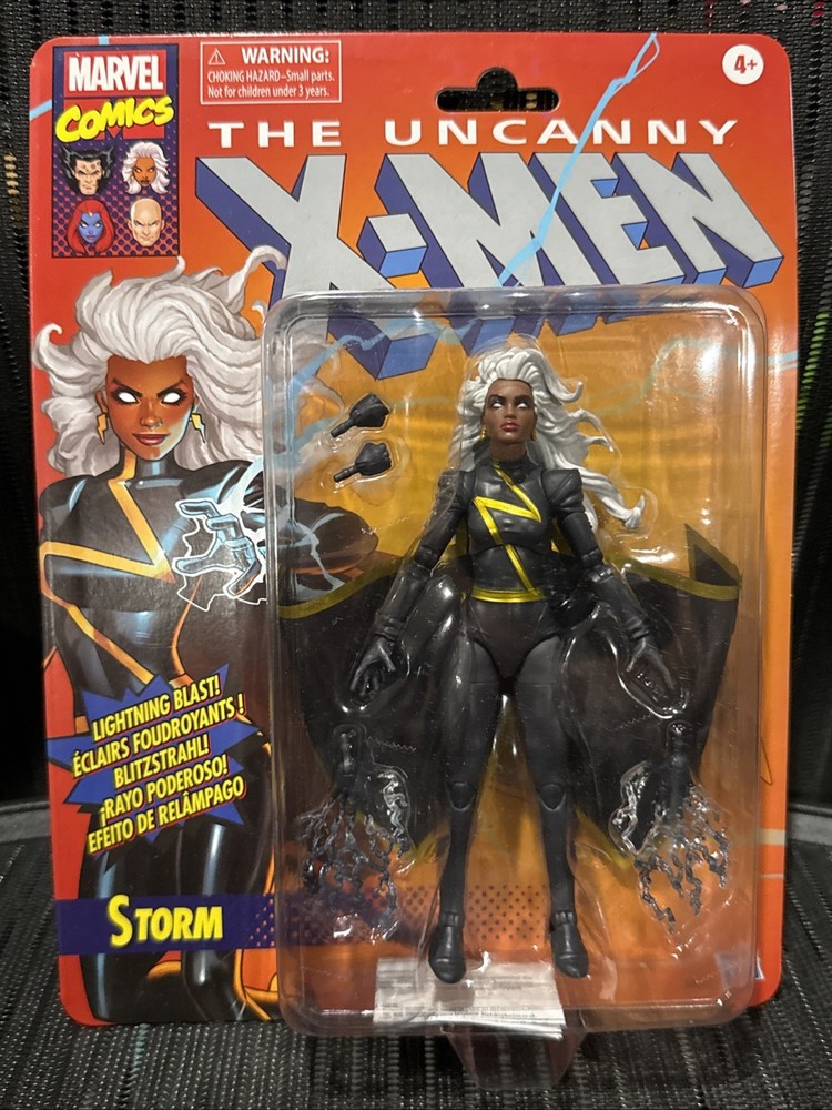 Uncanny X-Men Marvel Legends 6″ Retro BLACK SUIT STORM Action Figure Ages 4+ NEW