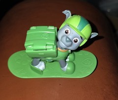 ~Paw Patrol Snowboard Pup Set~ Winter Rescue Action Pack Pup~ Rare Full Set~