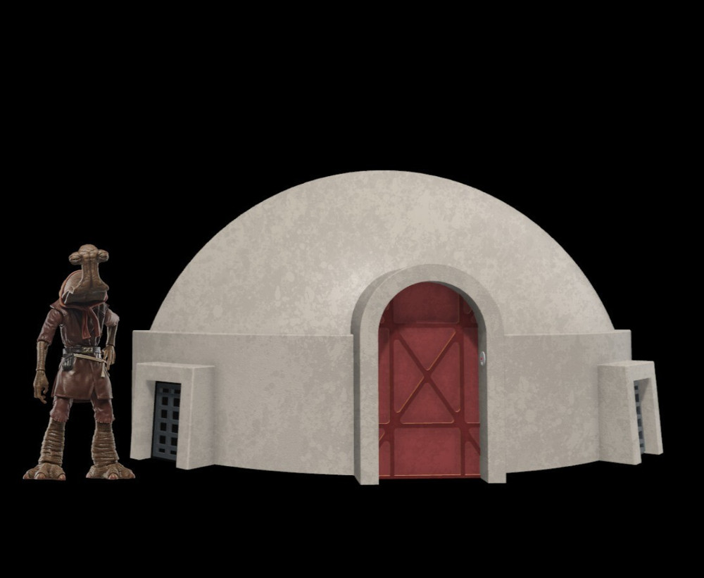 Tatooine Building Front 1 Diorama for 3.75 IN (1:18) FIGURE