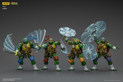 Original JOYTOY TMNT Teenage Mutant Ninja Turtles 1/18 Action Figure SET OF 4
