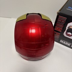 Iron Man Mark VII Headgear 1:1 Helmet LED Eyes Gold CG7248 Wearable New in Box