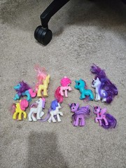 Large Lot of 10 My Little Pony Figures Various Sizes