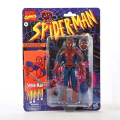 Hasbro Marvel Legends Spider-Man Retro Spiderman 6″ Action Figure Dented Package