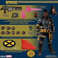 Mezco Toyz One:12 Collective Marvel X Men Bishop 1/12 Action Figure 6″