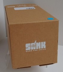 Little Sank SNOW by Sank Toys ❄🌨 Blue Pompom Shaker 24cm Vinyl/PVC LE199 NEW