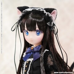 Azone Dreamin Mebae A Gift From M.k Black White Cat 22.5cm/8.8In 1/6 Full Set