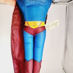 Vtg DC Comics Superman 2005 Mattel 26″ Long Cape Polyester Flying Action Figure