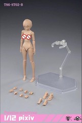 86TOYS T86-ST 1/12 Female Super Flexible Joint Body+Anime Head 6″ Action Figure