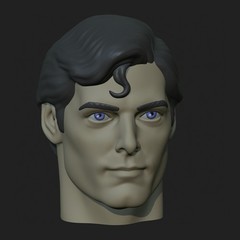 Chris Man Custom Action Figure Head 1:9 or 1:6 Mego