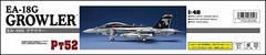 Hasegawa 1/48 US Navy EA-18G Growler Plastic Model PT52