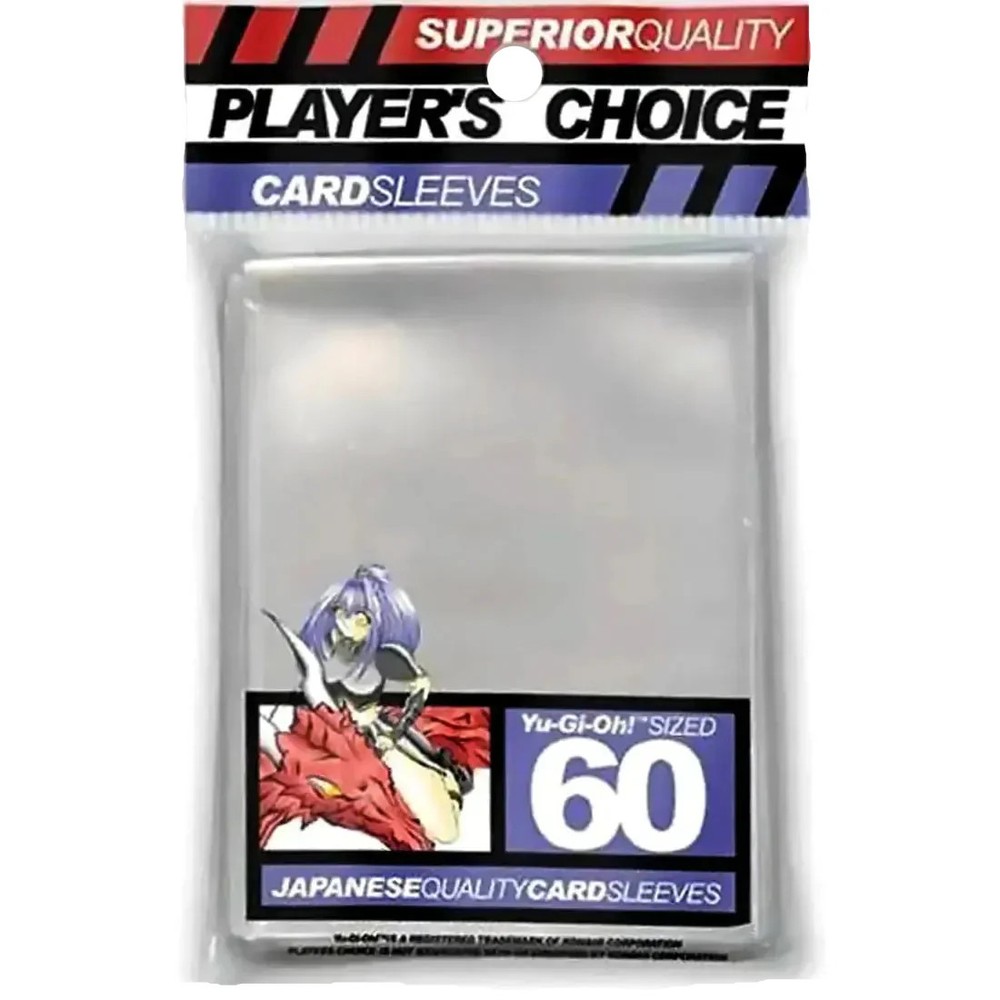 Clear Protective Card Sleeves (60 Count, Yu-Gi-Oh! Size: 62x89mm) – Japanime Gam