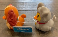 *FREE SHIP* 2.5″ LADY + TRAMP Disney Classic Animation Movie Duckalooz