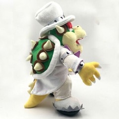 Super Mario Odyssey King Bowser Wedding Costume Plush Toy Figure Doll 14″