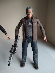 NECA Terminator Genisys T-800 & T-1000 Guardian Battle Damaged CUSTOM LOT U.S.A