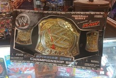WWE Jakks Monday Night Raw Spinning Championship belt