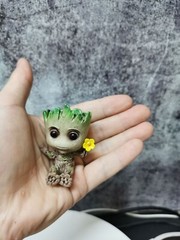Mini Groot Figurine Miniature Model – Adorable Home Decor
