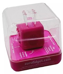 Zuru Fidget Cube by Antsy Labs Hot Pink Roll/Click/Breathe/Flip/Spin/Glide/Fun
