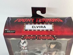 Neca Toony Terrors Elvira Mistress of the Dark Figure on Couch w/ Gonk the Dog