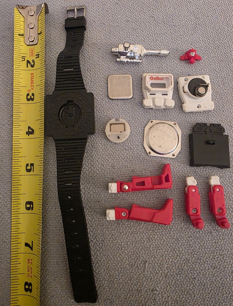 Vintage 1984 Go Bots “Gong” Robot Watch Parts Lot – Rare find