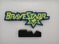 Retro Brave Star logo lightbox sign light box sign for action figure display