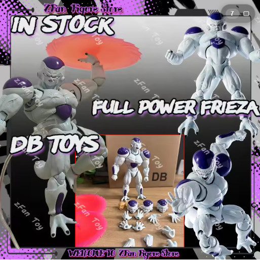 Dragon Ball Z Full Power Frieza S.H.Figuarts 1/12 Action Figure DB Factory Model