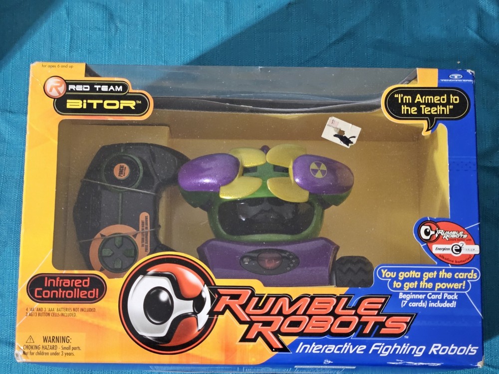 Rumble Robots BITOR Red Team Interactive Fighting Robots