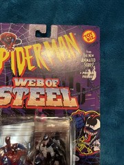Vintage 1994 ToyBiz SPIDER-MAN Web Of Steel “Spider-Man vs. Venom” Sealed